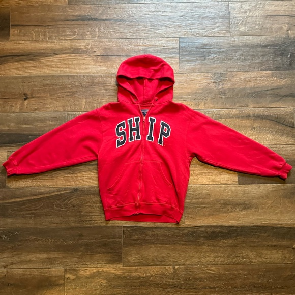 Jansport Shirts Vintage Y2k Zip Up Hoodie Jansport Ship Red Mens